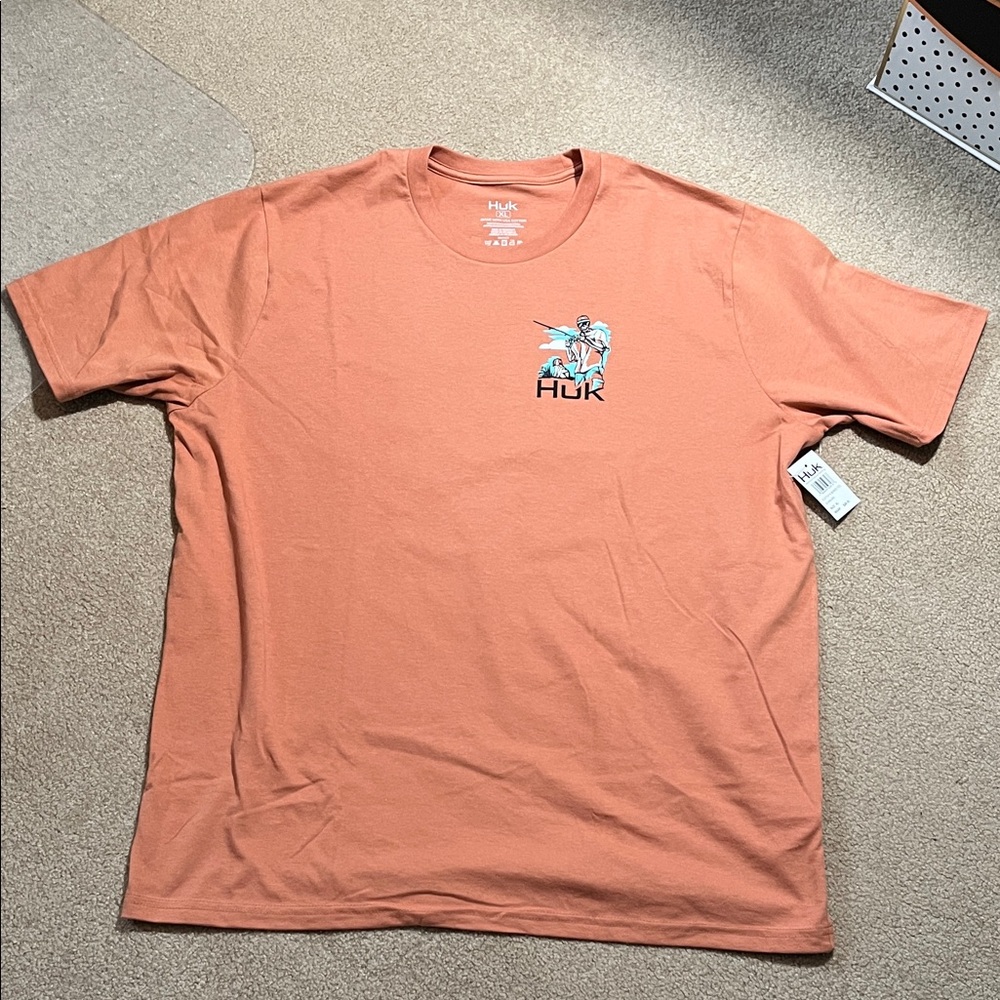 Huk Men's Coral Short Sleeve Tee